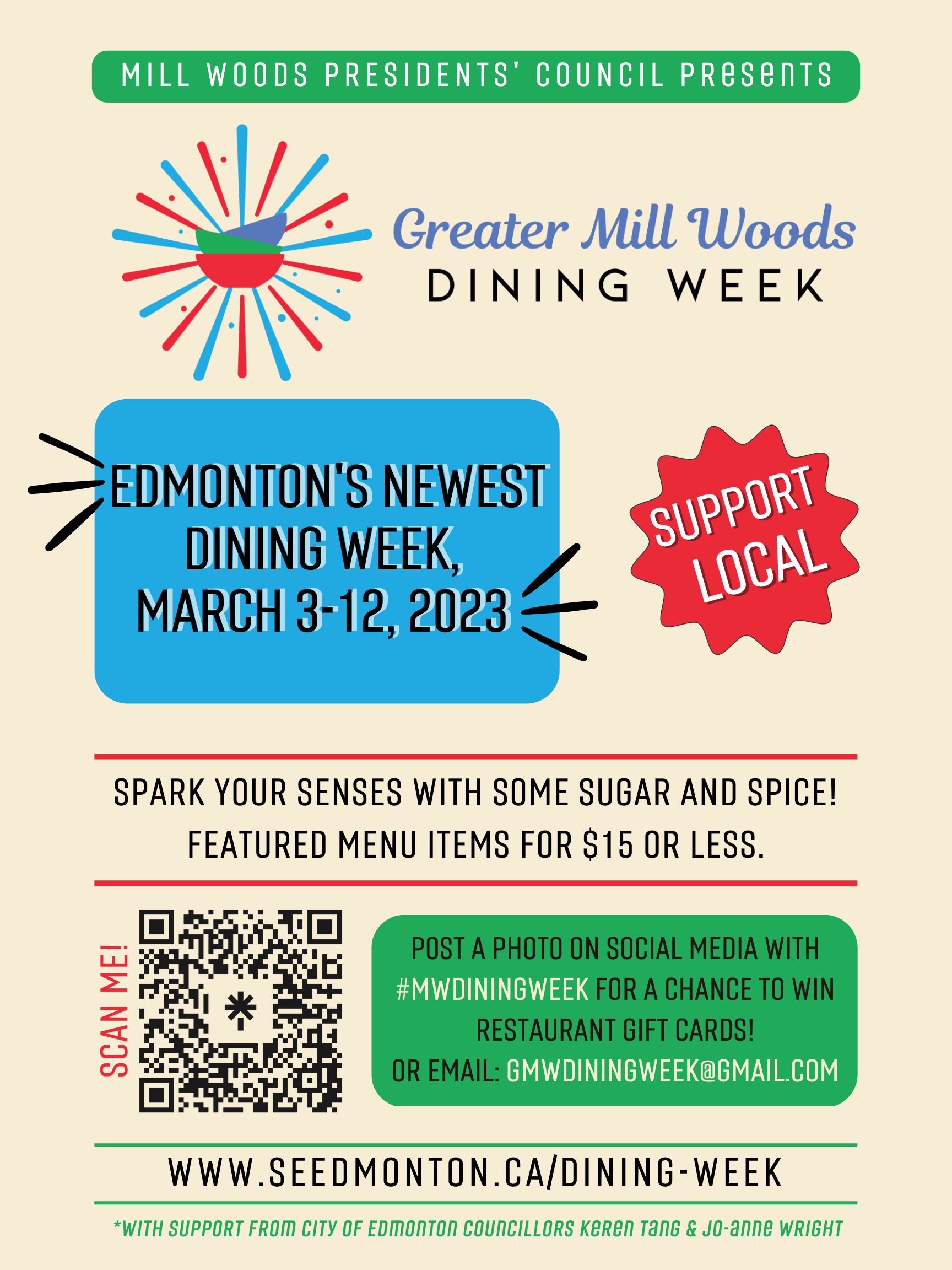 Greater Mill Woods Dining Week