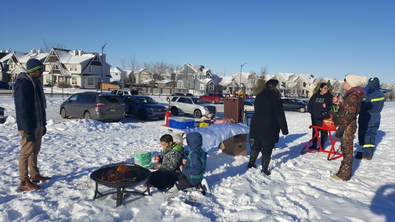 hot chocolate at Summerside Park