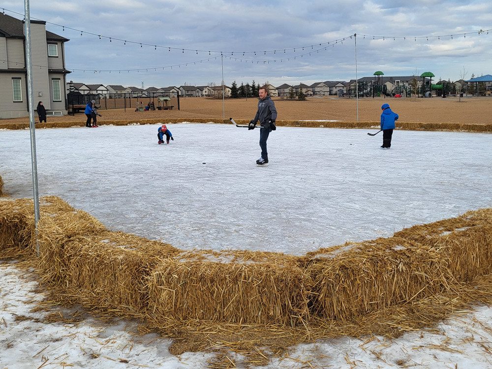 Walker community ice rink, Edmonton